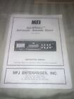 MFJ 993B Auto Antenna Tuner Original Instruction Manual  Nice Condition.