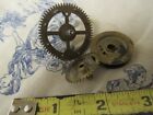 Lot of Vtg. Small Metal Clock ?? Gears / Parts
