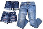 Hippie Laundry, American Eagle Size 2 Shorts and Cabi size 2 Jeans Lot of 3