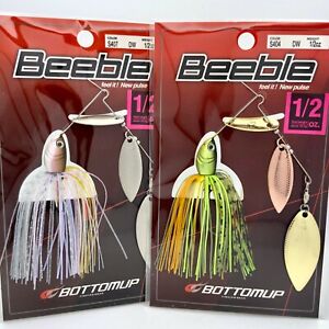 BottomUp Beeble 1/2 oz Double Willow DW Spinnerbait (Choose Colors)