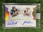 2020 Flawless Dan Fouts Justin Herbert Gold Dual Auto Sealed RC 1/1 White Box