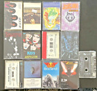 Classic Rock Cassette Tape Lot Of 13. Pink Floyd, Black Sabbath, Doors read desc