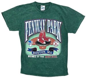 Boston Red Sox Fenway Park Stadium by 47 Brand Men's Vintage Distressed T-Shirt