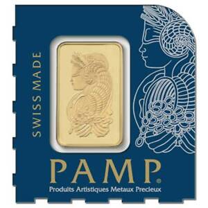 1 Gram PAMP Suisse Lady Fortuna Veriscan Fine Gold Bars (Breakable from 25x1g)