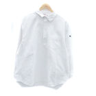 Le Pigeon Voyageur Casual Shirt Long Sleeve Polo Collar Plain L Off-White /Ho6 M