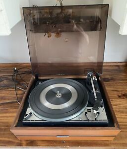 United Audio Dual 1216 Automatic Turntable w/ Dustcover for Parts Untested