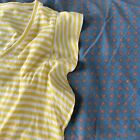 Cabi lot bundle small sweater medium shirt yellow stripes 467 5748 cardigan