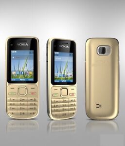 Brand New Nokia C2-01 - Gold (Unlocked) Mobile Phone WARRANTY Free return