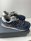 New Balance 574 Lace Up  Mens Blue Sneakers Casual Shoes Size 10 D