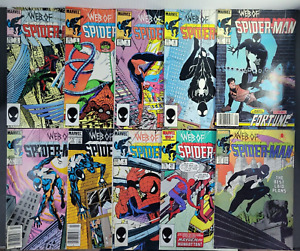 New Listing(10) Web of Spider-Man #3 4 5 6 8 10 11 12 21 26 Marvel Comics 1985 1986