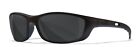 Wiley X P-17 ANSI Z87 Safety Sunglasses Matte Black Frames Smoke Grey Lenses