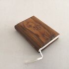 Vintage Olive Wood Covered Pocket NT - King James Version w/8 Pictures
