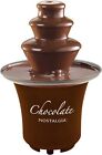 3 Tier Electric Chocolate Fondue Fountain Machine for Parties - Melts Cheese