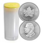 Roll of 25 - 2024 1 oz Canada 9999 Fine Silver Maple Leaf $5 Coin BU - In Stock