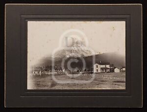 Rare Albumen Photo of Mt. Rainier, from Orting, Washington. C 1901 Kelly Photo