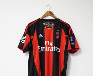 AC Milan 10/11 CL Edition Home Kit Ronaldinho 80 Retro Jersey