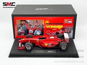 Ferrari F1 F399 Michael Schumacher Monaco Winner 1999 + Decal 1:18 GP REPLICAS