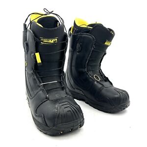 Burton Driver X Black Snowboard Boots Men's Size 9.5