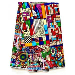 African Fabric/ Ankara - Multicolored 