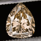 2.5 CARAT PEAR SHAPE DIAMOND FANCY YELLOW BROWN CHAMPAGNE NATURAL TEARDROP LOOSE
