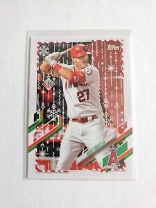 2021 Topps Holiday Mike Trout Base Card #HW27 Angels
