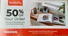 Shutterfly 50% off your regular-priced order, exp 5/31