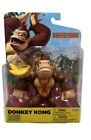 Donkey Kong Jakks Pacific World of Nintendo 4” w Bananas Toy Figure NEW RELEASE