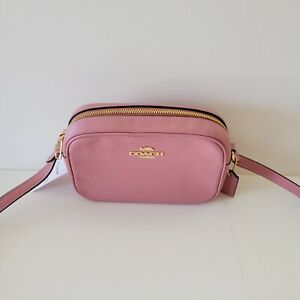 Coach CQ875 Leather Mini Jamie Camera Bag Crossbody Handbag True Pink