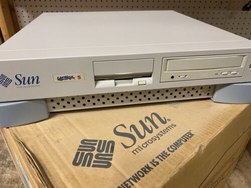 NEW Sun Ultra 5 400MHz UltraSPARC IIi 256MB 20GB PGX24 CD FD Workstation