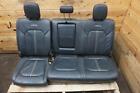 Set Rear Seat Heated Crew Cab Black Leather Platinum F250 Super Duty 17-23 *NOTE (For: Ford F-250 Super Duty Platinum)