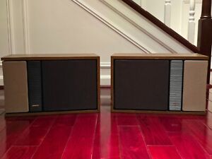 Vintage BOSE 301 Series II Direct Reflecting Speakers Left & Right Pair TESTED