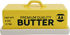 Premium Quality Butter Ceramic Lidded Butter Dish Yellow