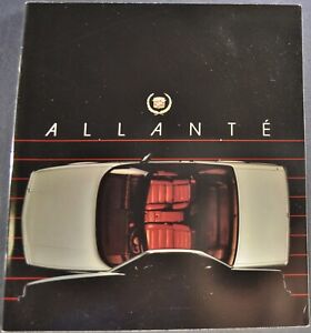 1987 Cadillac Allante 40pg Prestige Brochure Roadster Excellent Original 87
