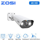 New ListingZOSI 4K 8MP PoE IP Camera Weatherproof CCTV Security Camera Night Vision Audio
