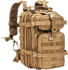 Tactical Backpack 26L Large Rucksack 3 Day Outdoor Military bag (Coyote/Tan)