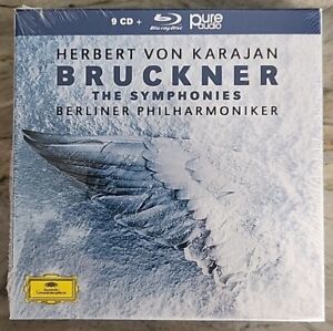 Bruckner: The Symphonies by Herbert Von Karajan (9 CD+Blu-ray Pure Audio, 2019)
