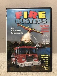 Fire Busters (DVD, 1995) John Hostetter Kids Family TV Program Firefighters