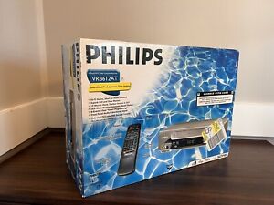 BRAND NEW Philips VRB612AT VCR player 4 Head HiFi Stereo video cassette recorder