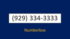 (929) 334-3333 - Area Code 929 Vanity Phone Number NEW! 929 212 718 347