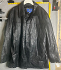 VTG Berry Lane Men's Genuine Black Leather Jacket Size X-Large