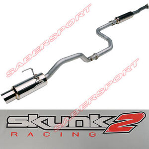Skunk2 60mm MegaPower Exhaust System for 1996-2000 Honda Civic EX and Si (For: 2000 Honda Civic EX Coupe 2-Door 1.6L)