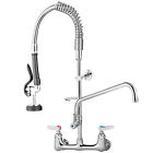 VEVOR Commercial Pre-rinse Faucet Wall Mount Kitchen Sink Faucet 36