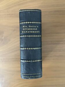 Leatherbound , Mrs beeton's household Management 1869-1870’s edition  RARE