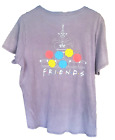 Friends TV Show Water Fountain Umbrella T-Shirt Size 2XL 100% Cotton Gray