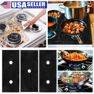 5-hole gas stove gasket , PTFE protective cover anti fouling pad, 3 pieces/set