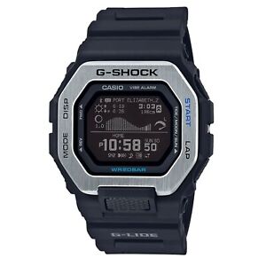 New Casio G-shock GBX-100-1 Digital G-lide Surfers Bluetooth Tide Black Watch
