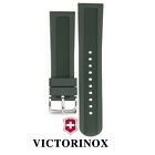 New Victorinox Swiss Army Rubber Strap Green Diver Watch Band 22mm 20mm x1