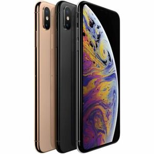 Apple iPhone Xs Max 64/256/512GB Unlocked Gray Silver Gold, Excellent 9/10