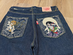 Soul Koi Jeans Evisu Style Japanese Denim W34xL36 - great quality!