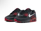 Nike Air Max 90 Shoes Black Red Anthracite White FB9658-001 Men's Sizes NEW